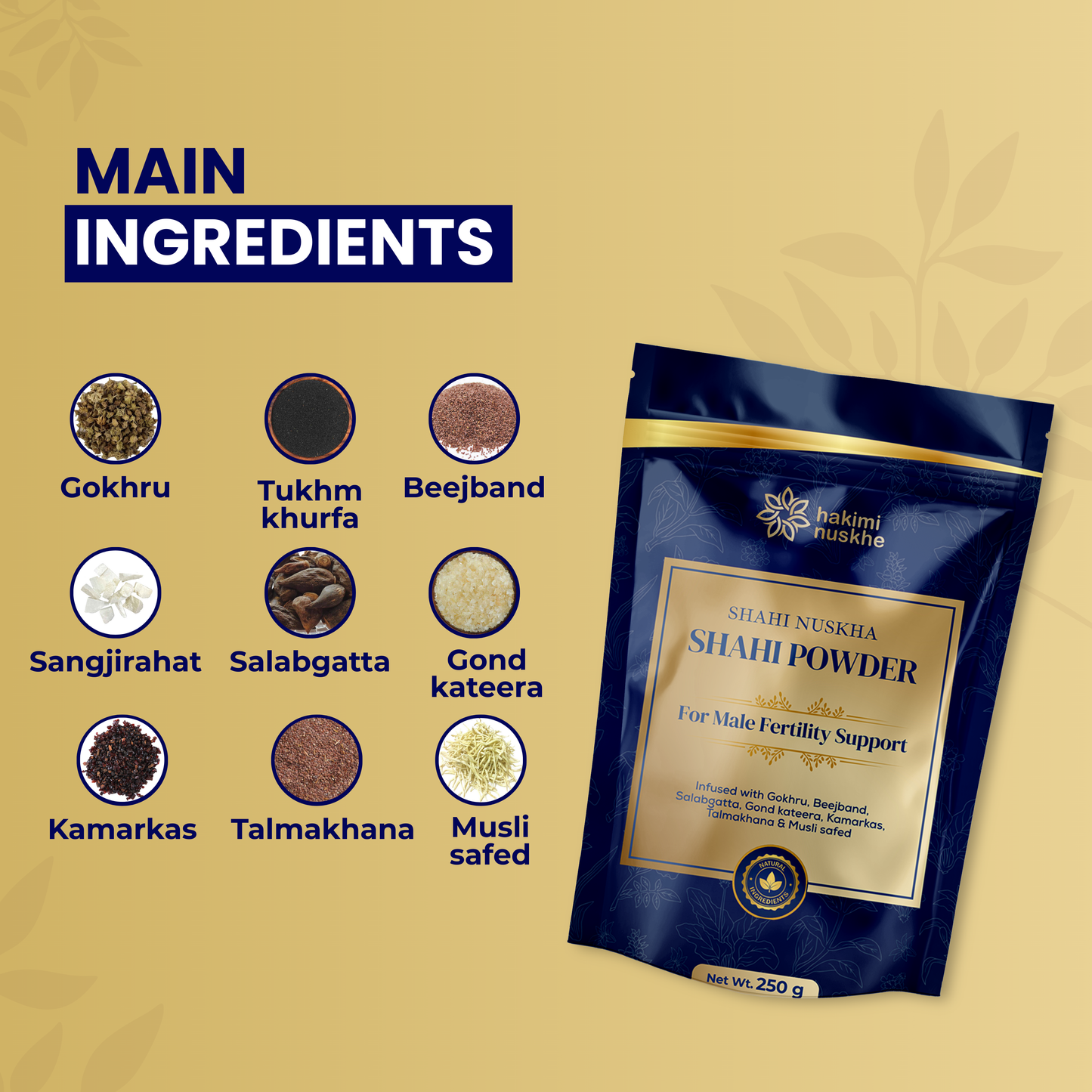 SHAHI NUSKHA – Shahi Powder by Sameer Hakimi | Powerful Herbal Remedy for Men's Health
